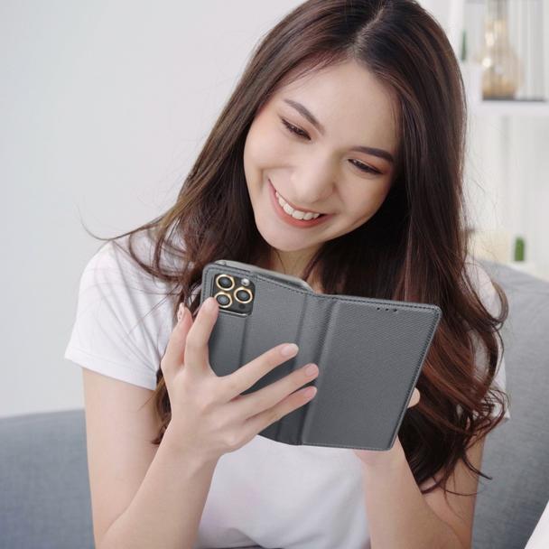 Etui z klapką na Samsung J3 2017 Smart Case Book stalowe