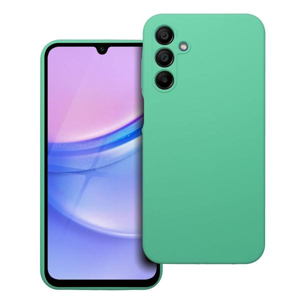 Futerał do Samsung A15 5G / A15 4G Silicone 2mm miętowy