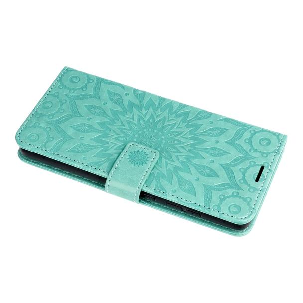 Etui z klapką na Samsung A22 5G Mezzo Book mandala zielone