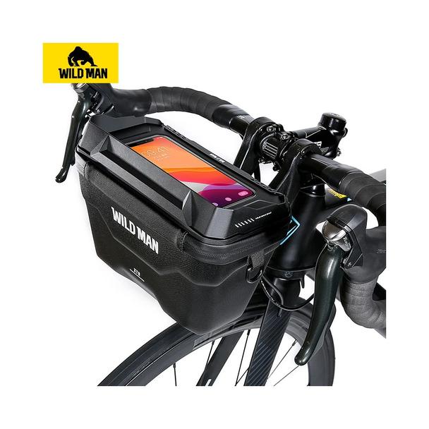 WILDMAN sakwa rowerowa na kierownicę na zamek XT8 3L czarna