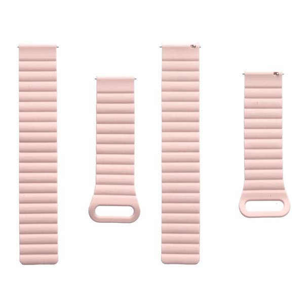 Pasek do zegarka 22 mm Titmo Strap S6 silicone różowy