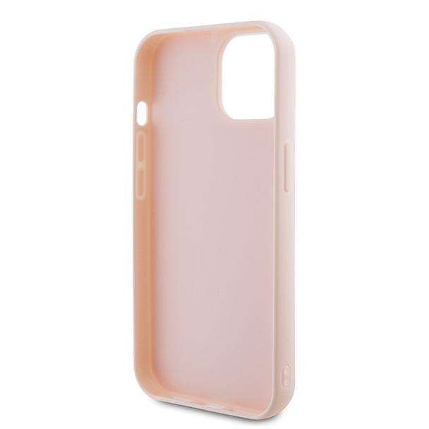 KARL LAGERFELD futerał do IPHONE 15 KLHCP15S3DMBKCP (3D Logo Glitter) różowy