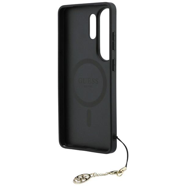 GUESS futerał do SAMSUNG S26 Ultra GUHMS26LGF4GBR (PU 4G Classic Logo with Charm) brązowy