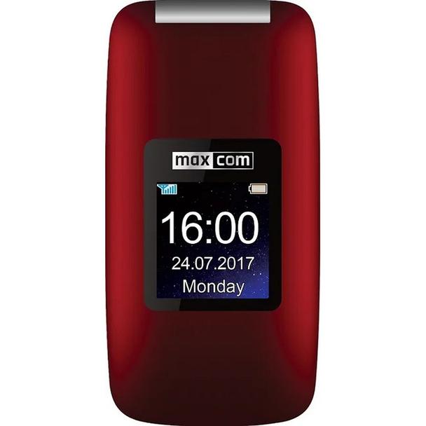 MAXCOM telefon dla seniora Comfort MM824 czerwony