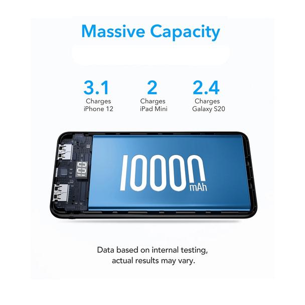 Powerbank Veger L10 (W1105) 10000 mAh czarny