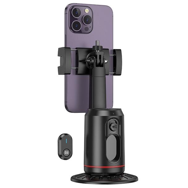 Uchwyt na telefon Hoco obrotowy 360 stopni z automatycznym śledzeniem twarzy K23 czarny