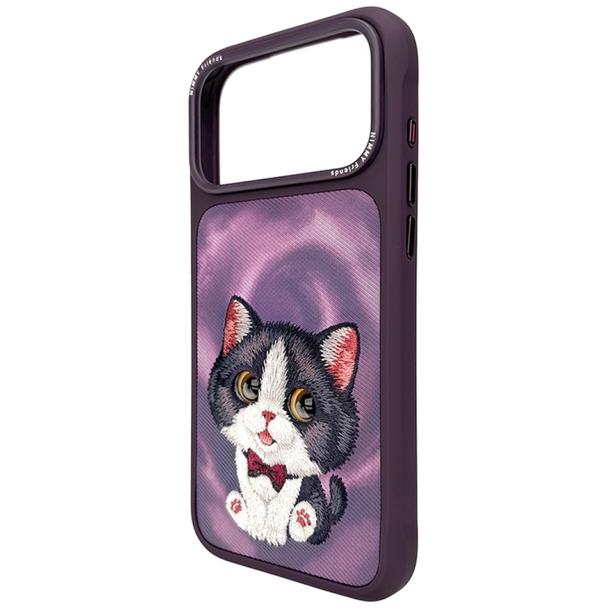 NIMMY futerał BIG EYED CREAM CAT do IPHONE 18 Pro/17 Pro fioletowy