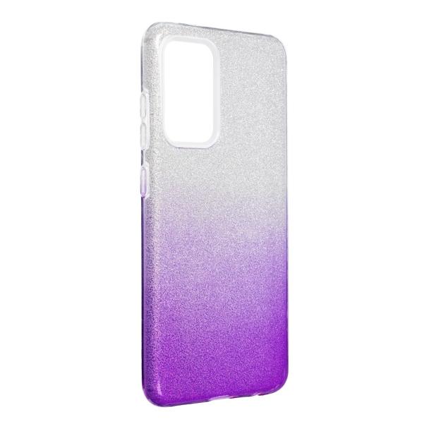 Futerał SHINING do SAMSUNG A52 5G / A52 LTE ( 4G ) / A52S transparentny fioletowy