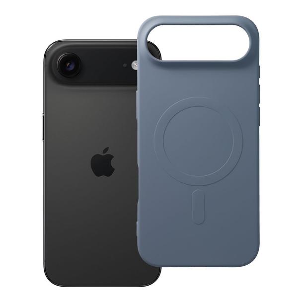 Futerał do iPhone 17 AIR Silicone Mag Cover zgodny z MagSafe (big hole) jasnoniebieski