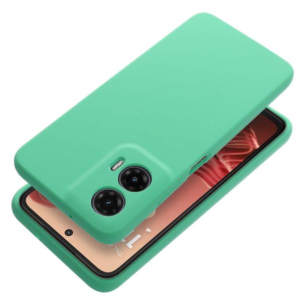 Futerał do Motorola G35 5G Silicone 2mm miętowy