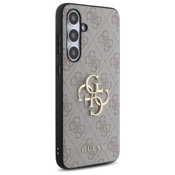 GUESS futerał do SAMSUNG S24 FE GUHCS24FE4GMGPI (HC PU 4G Big Metal Logo) różowy
