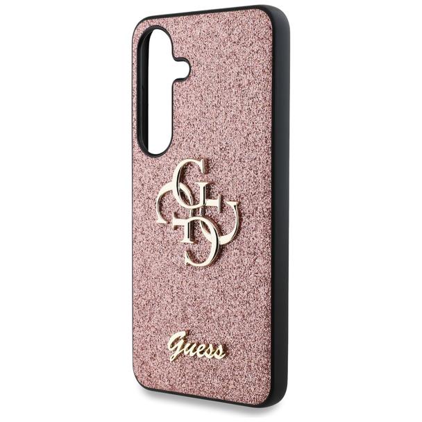 GUESS futerał do SAMSUNG S25 Plus GUHCS25MHG4SGP (Fixed Glitter Big 4G) różowy