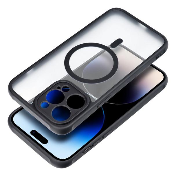 Futerał do iPhone 14 PRO Full Matte Mag Cover zgodny z MagSafe czarny