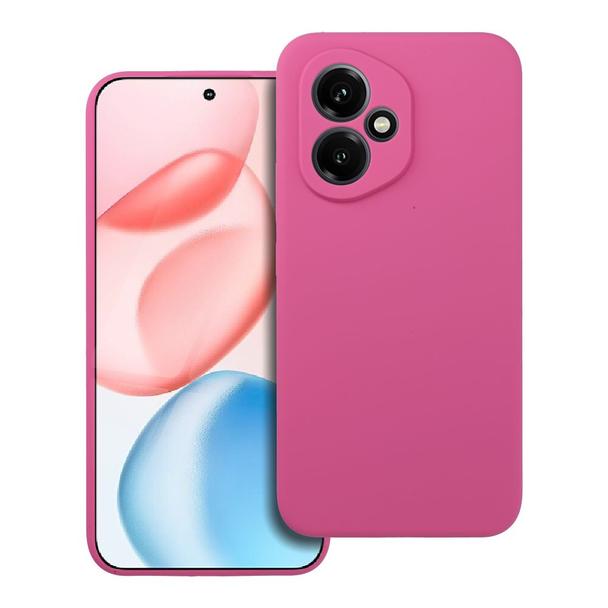 Futerał do Honor 400 5G Silicone 2mm różowy