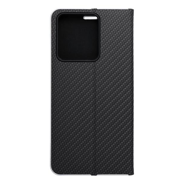 Etui z klapką na Xiaomi Redmi NOTE 13 4G Luna Book Carbon czarne