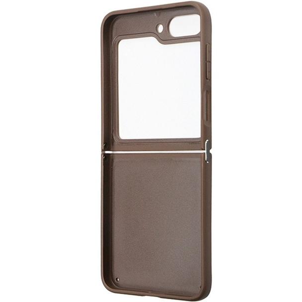 GUESS futerał do SAMSUNG Z Flip 5 GUHCZF5P4TDPW (4G Triangle Strass) brązowy