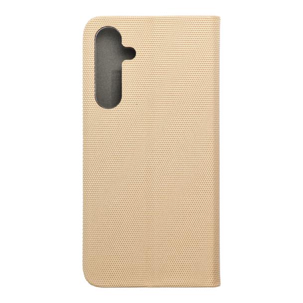 Etui z klapką na Samsung A35 5G Sensitive Book złote