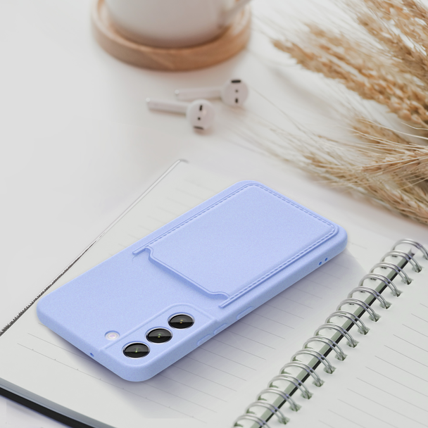 Futerał CARD CASE do SAMSUNG A54 5G fioletowy