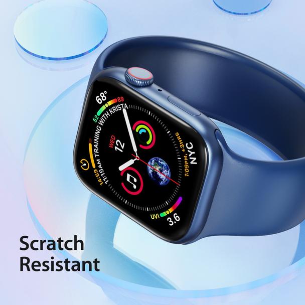 DUX DUCIS protektor PMMA z ramką do Apple Watch 10 42 mm czarne
