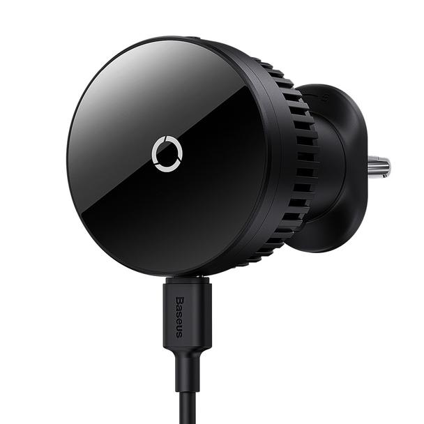 BASEUS uchwyt samochodowy indukcyjny do kratki kompatybilny z MagSafe 15W MagPro czarny