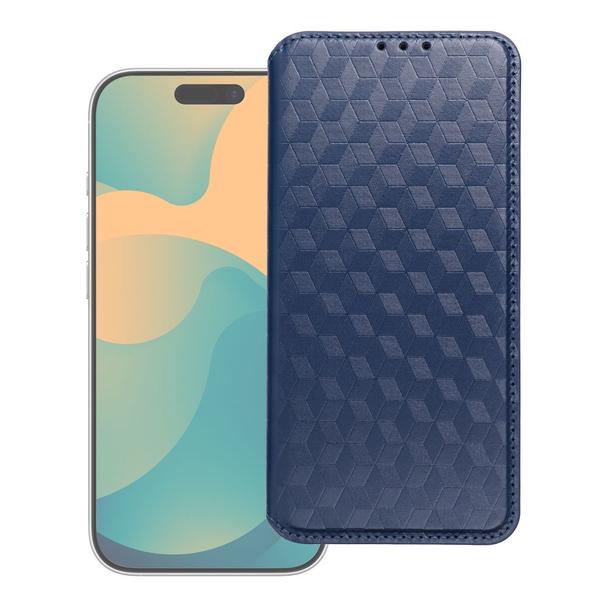 Etui z klapką na iPhone 17 PRO MAX Cubic Book niebieskie