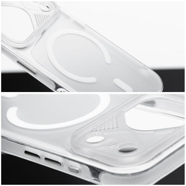 Etui na iPhone 13 PRO Aurora zgodne z MagSafe białe