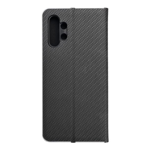 Etui z klapką na Samsung A13 4G Luna Book Carbon czarne