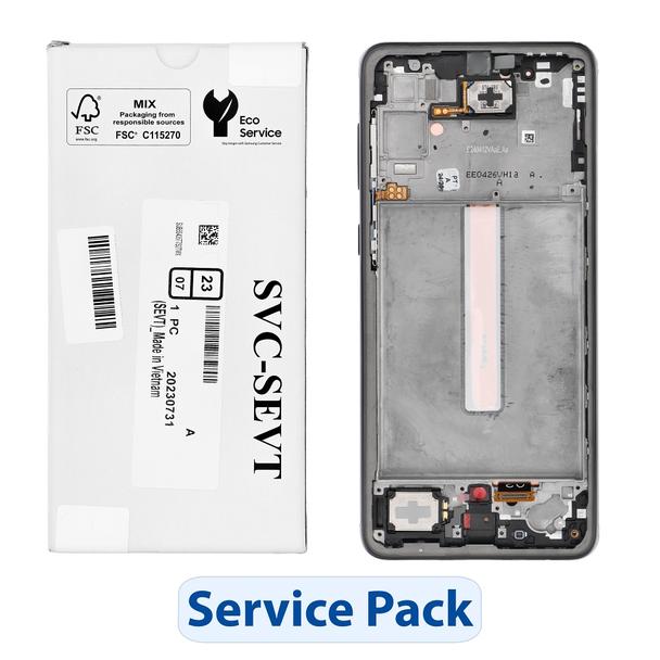 ServicePack Wyświetlacz LCD SAMSUNG A33 5G A336B GH82-28143A Black