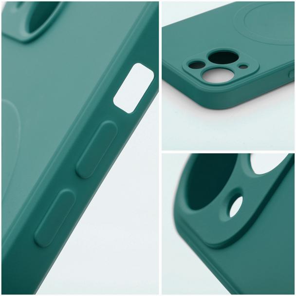 Futerał do Samsung S26 PLUS Silicone Mag Cover zgodny z MagSafe zielony