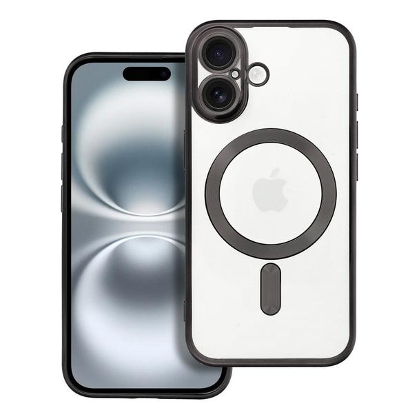 Futerał do iPhone 16 Electro Mag Cover zgodny z MagSafe czarny