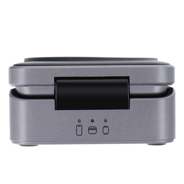 Ładowarka indukcyjna Forcell F-Energy 3w1 Flex Pro Qi2 zgodna z MagSafe (F-05) srebrna