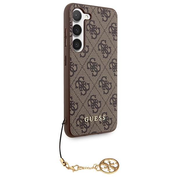 GUESS futerał do SAMSUNG S24 Plus GUHCS24MGF4GBR (4G Charm) brązowy