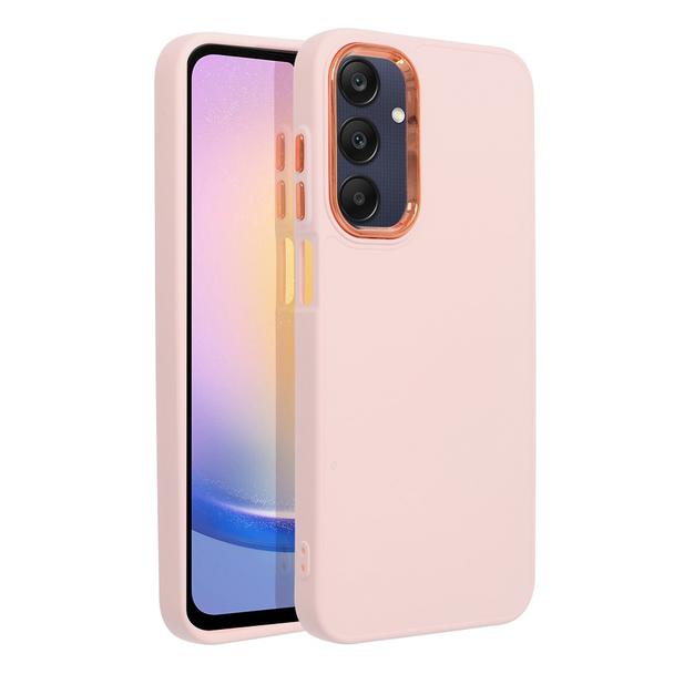 Futerał FRAME do SAMSUNG A25 5G pudrowy róż