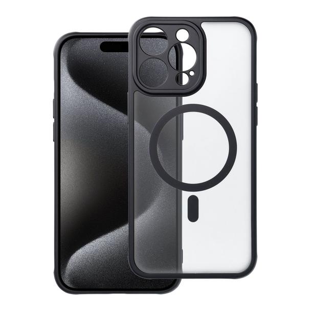 Futerał do iPhone 15 PRO MAX Full Matte Mag Cover zgodny z MagSafe czarny