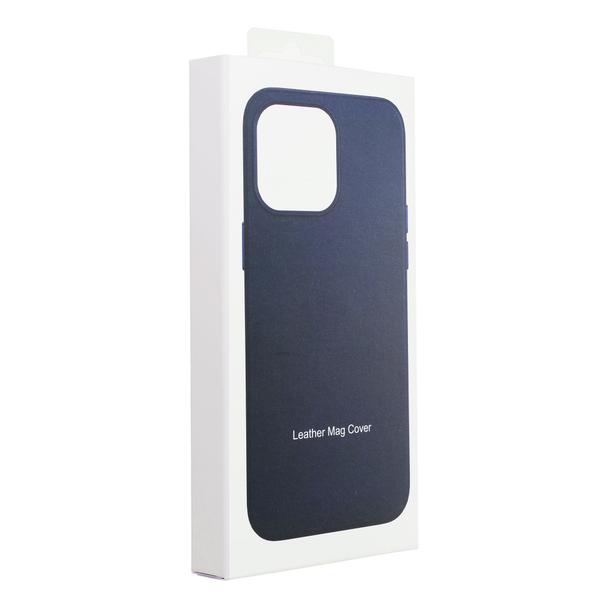Futerał LEATHER MAG COVER kompatybilny z MagSafe do SAMSUNG S25 ULTRA niebieski