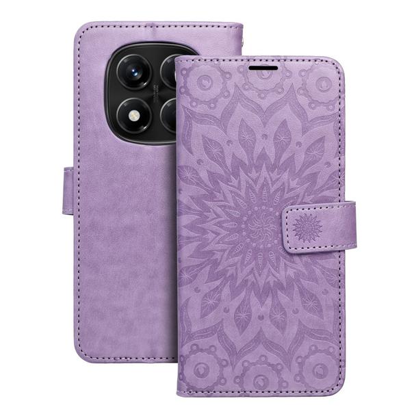 Etui z klapką na Xiaomi Redmi NOTE 14 PRO 4G Mezzo Book mandala fioletowe