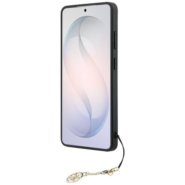 GUESS futerał do SAMSUNG S26 Ultra GUHMS26LGF4GGR (PU 4G Classic Logo with Charm) czarny