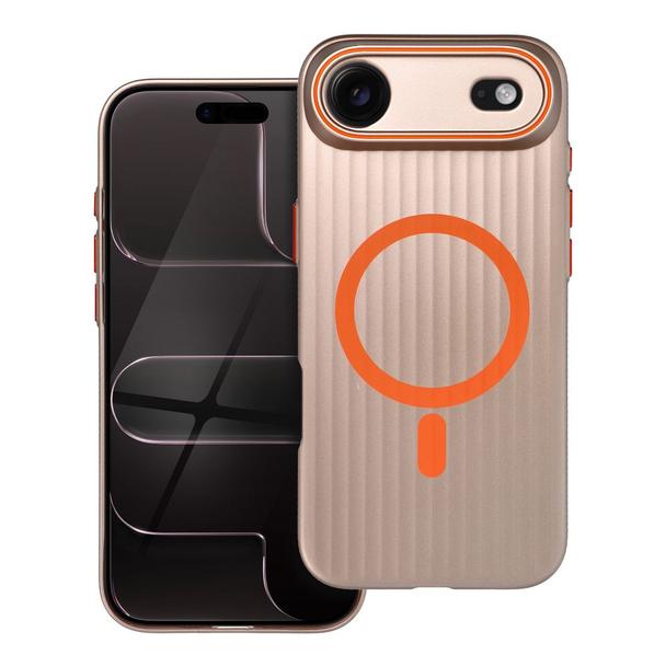 Futerał do iPhone 17 AIR Simply zgodny z MagSafe tytanowy pustynny