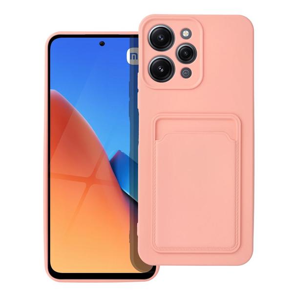 Futerał do Xiaomi Redmi 12 4G Card Case różowy
