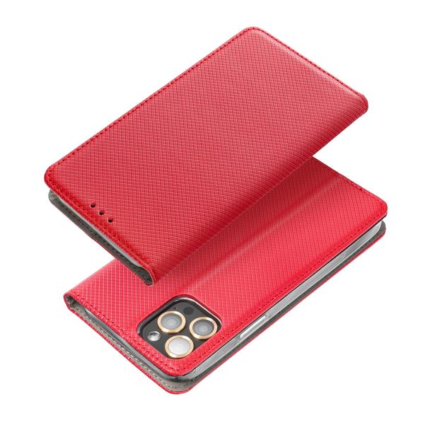 Etui z klapką na Motorola G17 POWER Smart Case Book czerwone