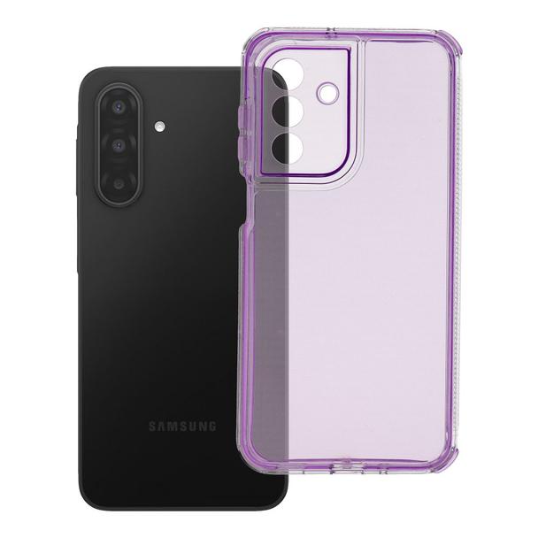 Etui na Samsung A17 Matrix Clear jasnofioletowe