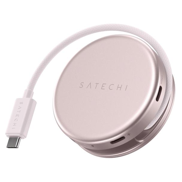 Adapter HUB 5w1 USB C Satechi OntheGo STPOTG5P blush