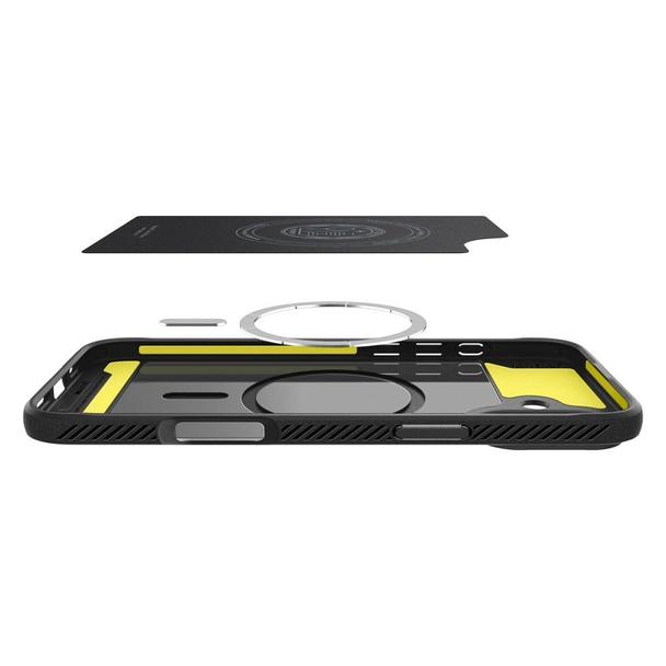 SPIGEN futerał RUGGED ARMOR MAG kompatybilny z MagSafe do IPHONE 16 matte black