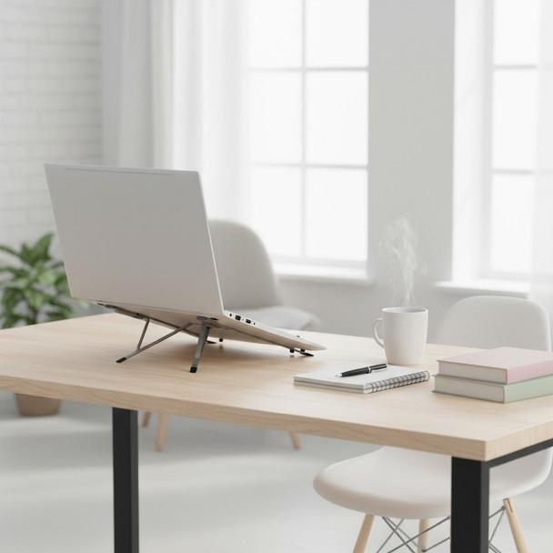 Uchwyt na laptop / tablet biurkowy składany Forcell F-Grip Fold Stand X Pro szary