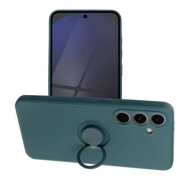 Futerał do Samsung S24 FE Silicone Ring zielony