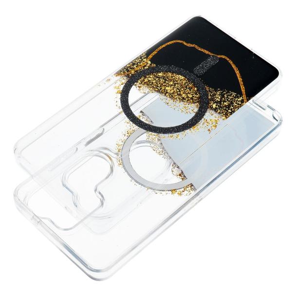Etui na Samsung S26 ULTRA Golden zgodne z MagSafe czarne