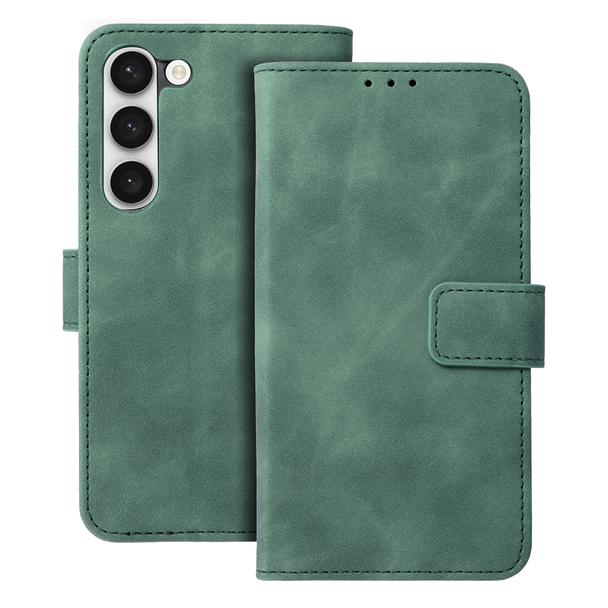 Etui z klapką na Samsung S23 Tender Book zielone