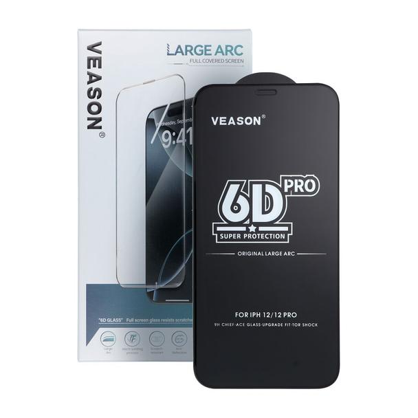Szkło Hartowane 6D Pro Veason Glass (SET 10in1) - do Samsung Galaxy S22 / S23 czarny