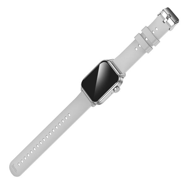 Smartwatch Hoco 1,81" TFT IPX4 GPS z funkcją rozmowy Y26 srebrny