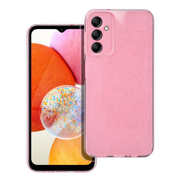Futerał do Samsung A14 5G / A14 4G Clear Case 2 mm Blink różowy